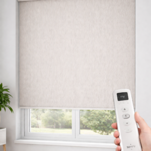 Roller blind with 2401 blackout fabric Manual & motorized